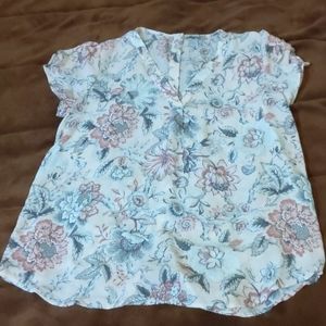 Loft Button Up Blouse